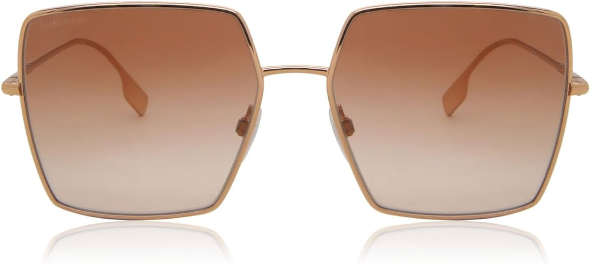 BURBERRY Sunglasses BE 3133 133713 Daphne Rose Gold Gradient Pink | Amazon (US)
