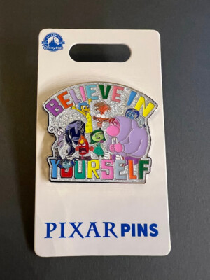 Disney Parks Pixar Inside Out 2 Believe In Yourself Envy Anxiety 2024 Pin OE | eBay US