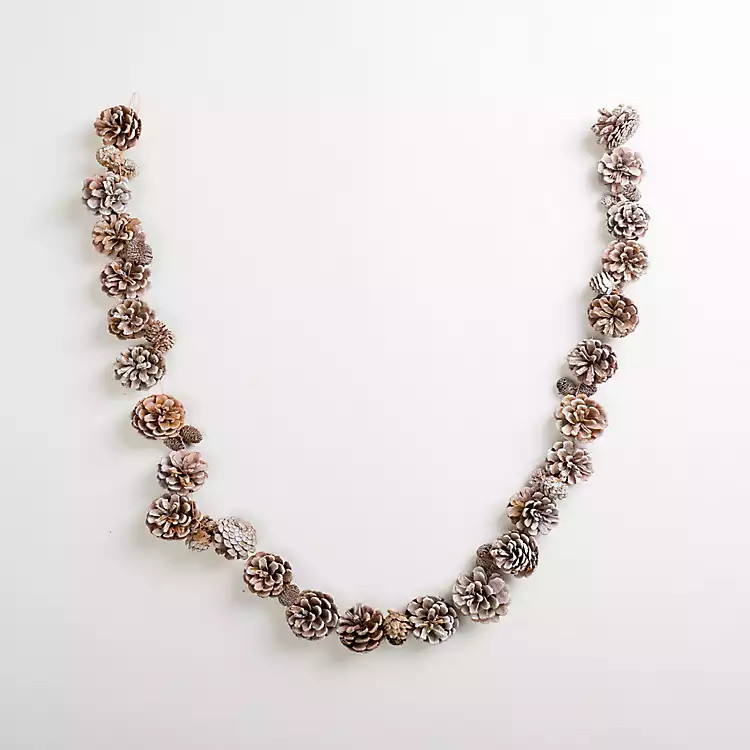 Handmade Pinecone Christmas Garland | Kirkland's Home