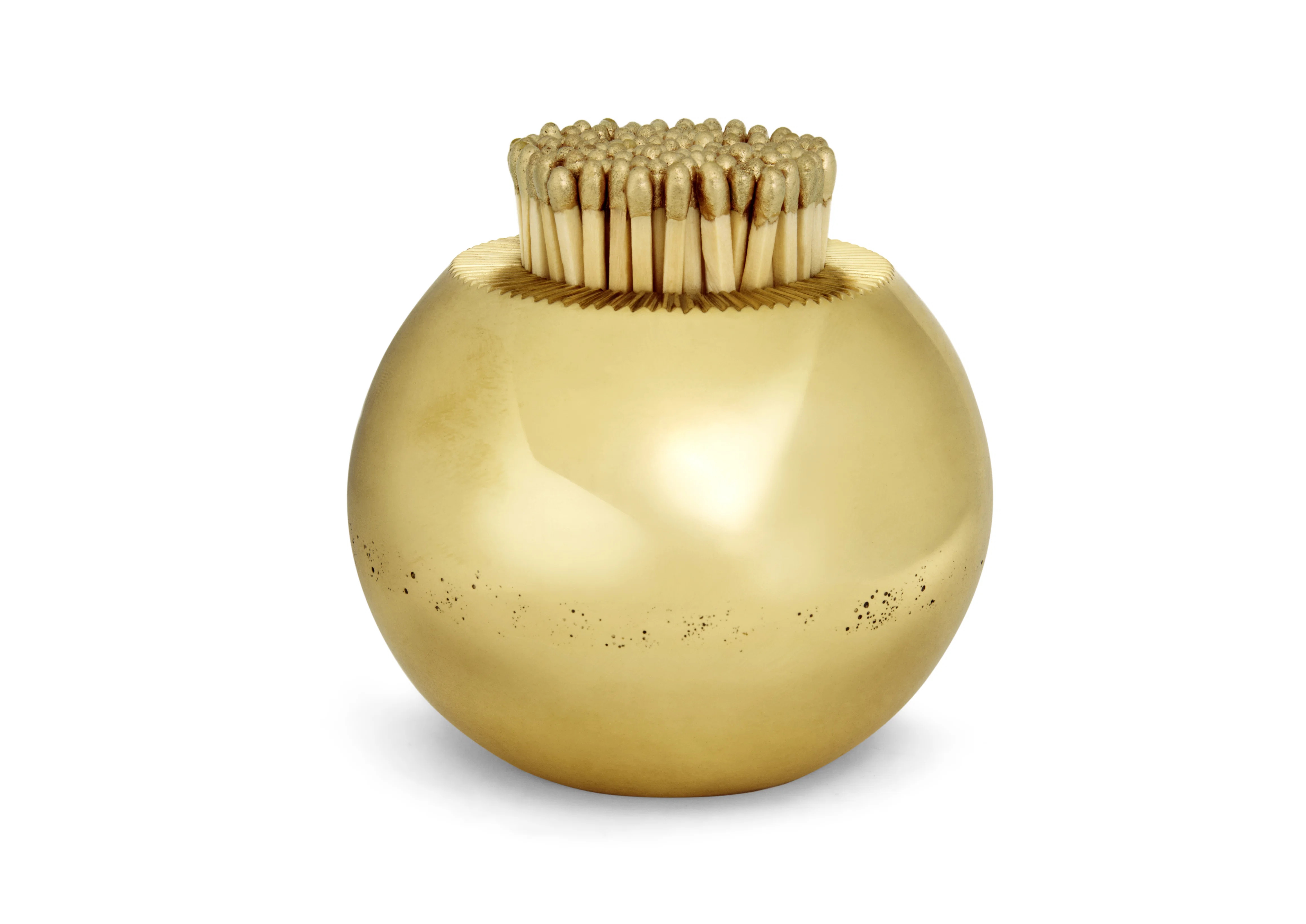 AERIN Sphere Striker Brass Match Holder | Wayfair | Wayfair North America