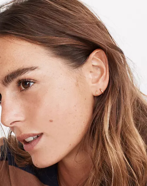 Skinny Huggie Hoop Earrings | Madewell