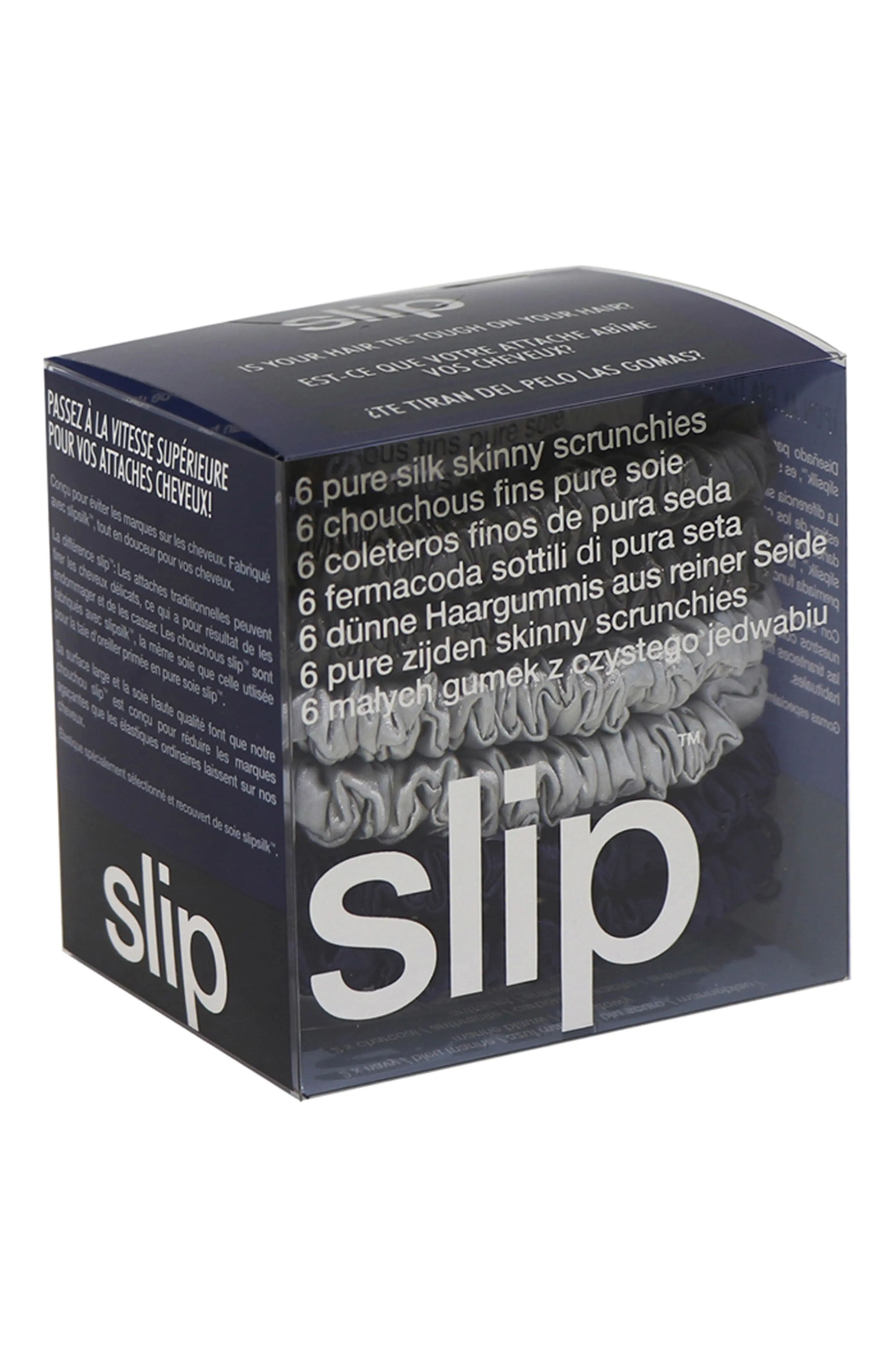 slip™ for beauty sleep 6-Pack Slipsilk™ Skinny Hair Ties | Nordstrom