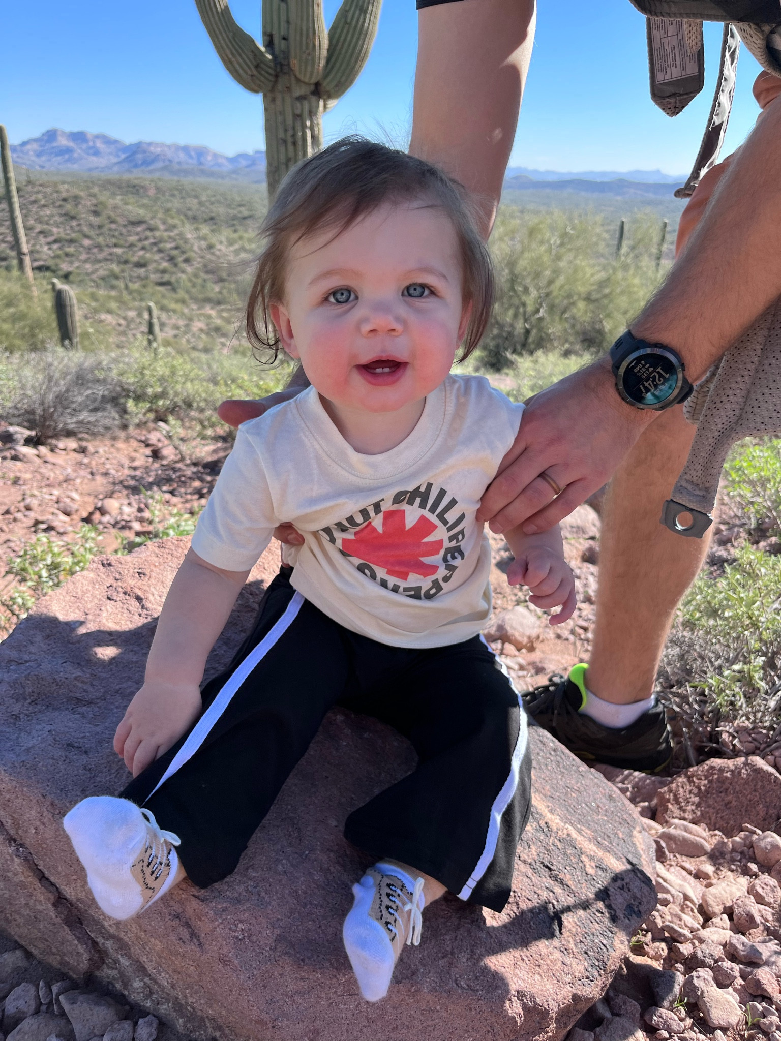 Cutest little band tee!
I sized up in this, it’s 18m and Goldie is 9 months. I wanted it oversized for a cute look. This is from the toddler boys section and they all had sorts of other bands too  

#LTKunder50 #LTKbaby #LTKkids
