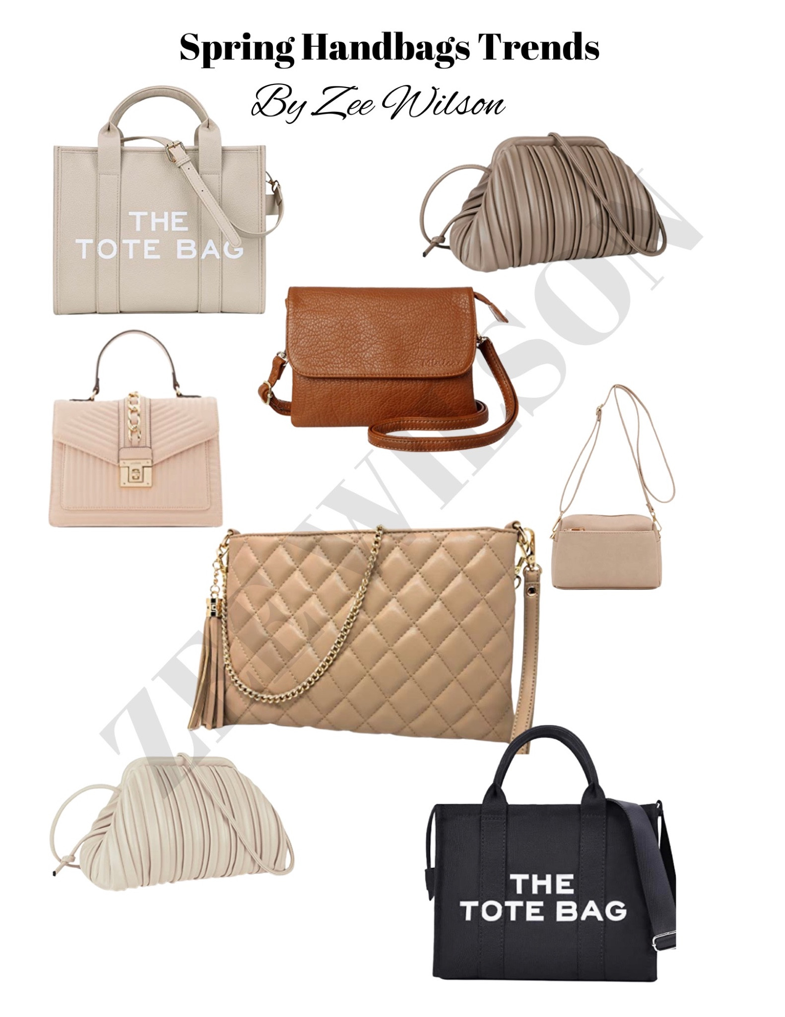 Spring Inspo Handbag, Shoulder Bag, Clutch, Tote Bag, Crossbody Bag and Shopping Bag from Amazon! 