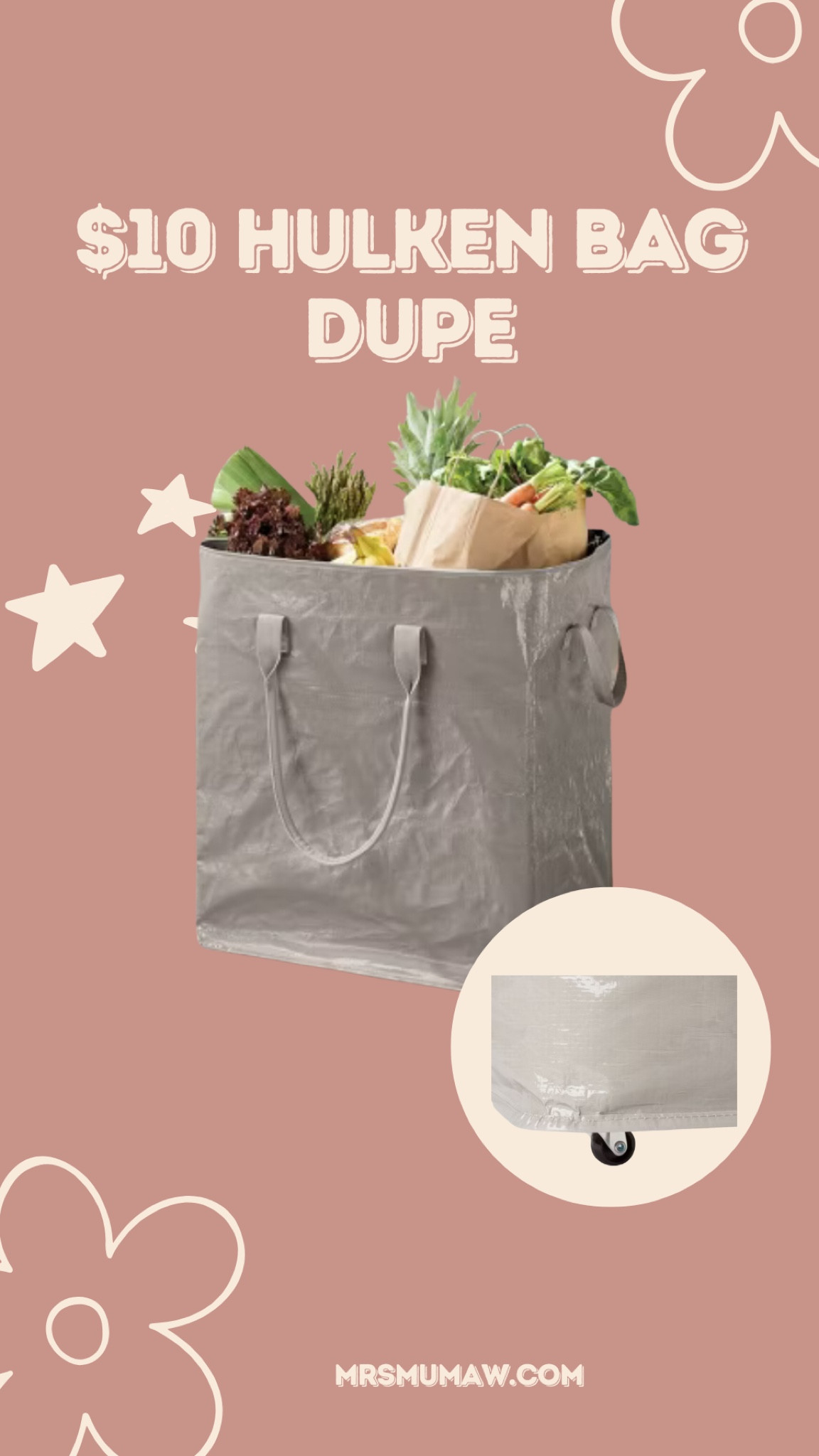 Functions the same as the $100 rolling bag! 

#LTKTravel #LTKFindsUnder50 #LTKHome