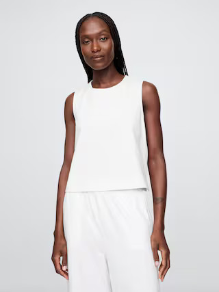Organic Cotton Heavyweight Cropped Shell Tank Top | Gap (US)
