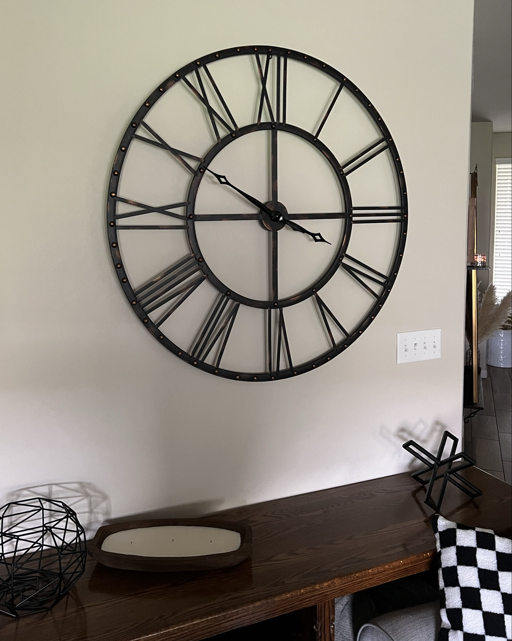 The BEST clock is on sale!! I have the large hanging here, 100 cm diameter 

#LTKhome