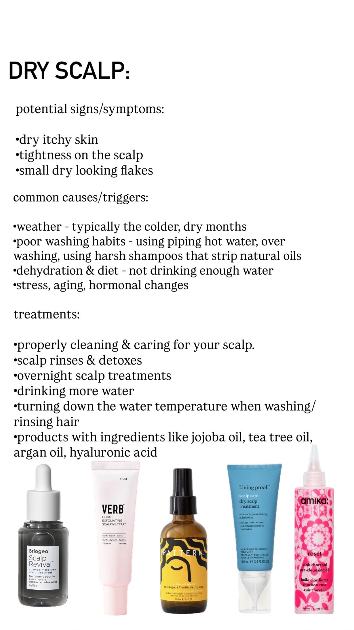 Dry scalp products & treatments! 

#LTKSeasonal #LTKselfcare #LTKFindsUnder50