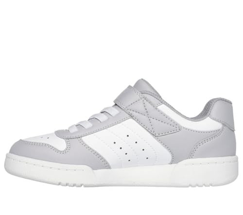 Skechers Kids Quick Street Sneaker, LightGrey/White, 1 Little Kid | Amazon (US)