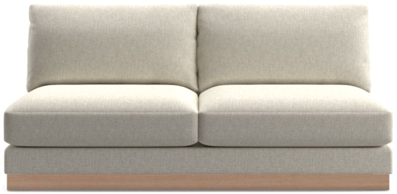Tidal Armless Sofa + Reviews | Crate & Barrel | Crate & Barrel