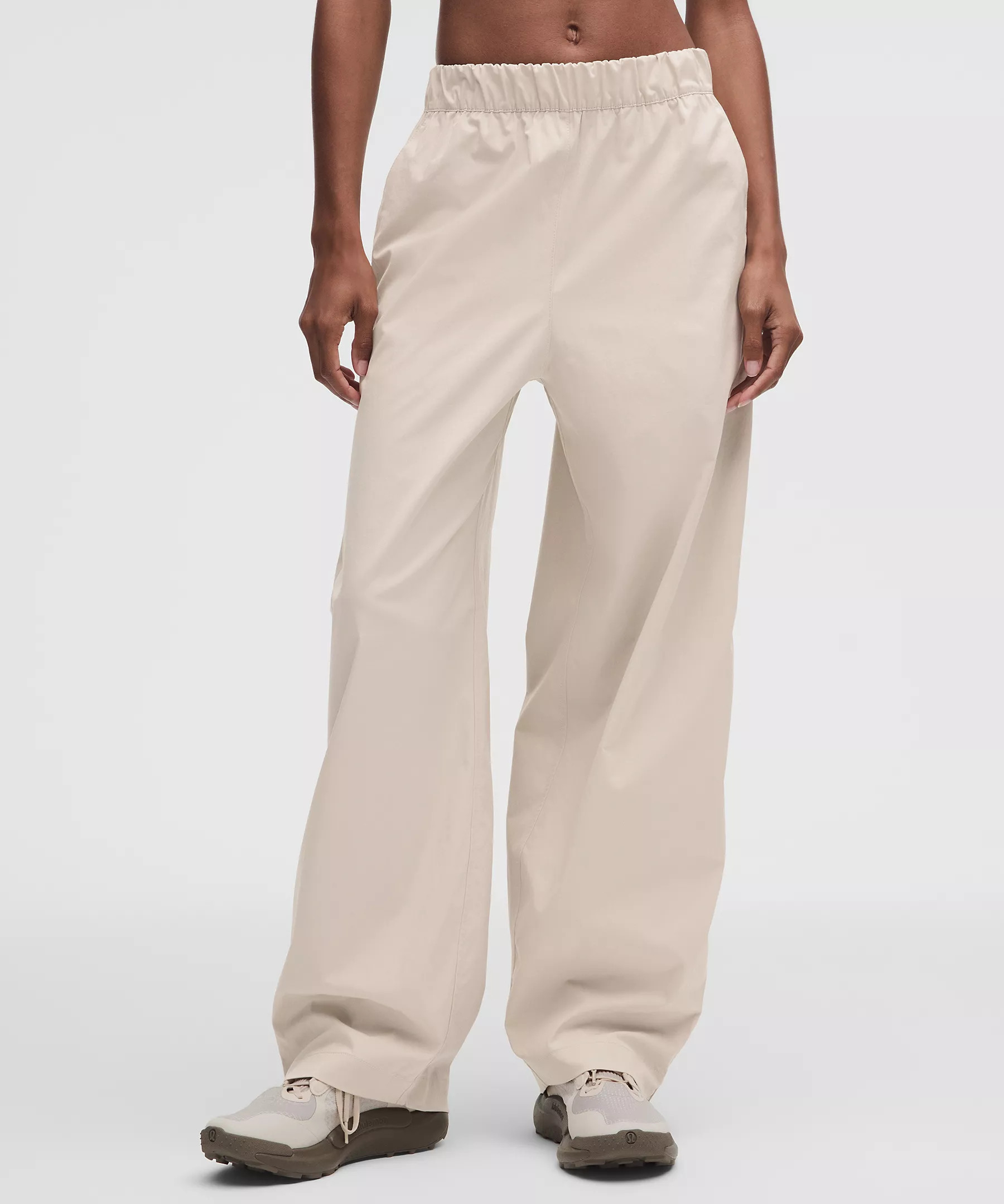 Woven Mid-Rise Barrel-Leg Pant | lululemon (CA)