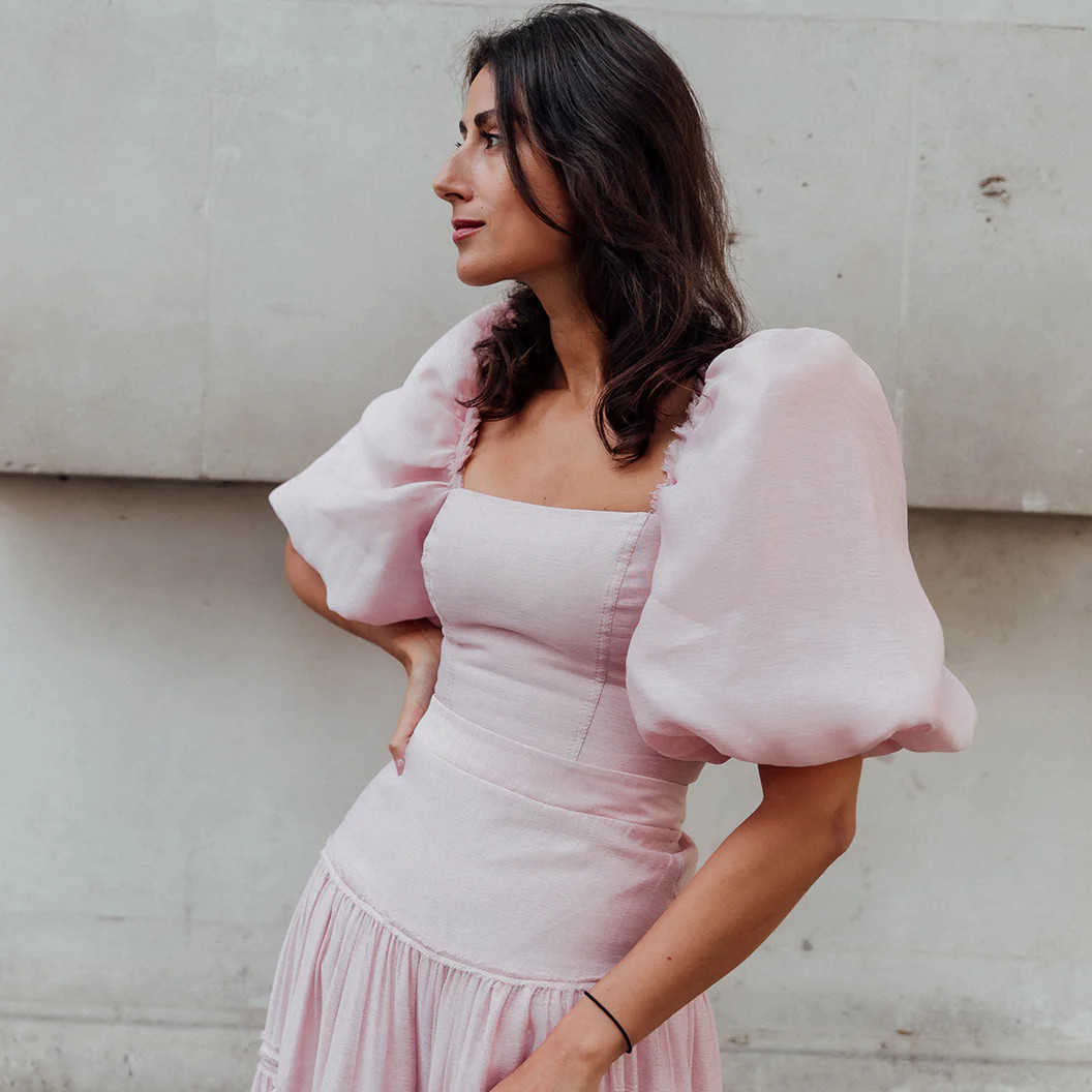 Esme Puff Sleeve Cropped Top | aje. (US, UK, Europe, ROW)