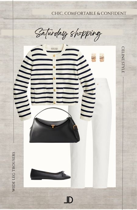 ✨Favorite for inspo later into spring.

A Celine stripe cardigan is a classic wardrobe staple that can be styled in a variety of ways for a modern chic look. Here are a few suggestions:

Pair it with high-waisted denim: A Celine stripe cardigan would look great with a pair of high-waisted jeans or denim shorts. Tuck in a simple white t-shirt and finish the look with a pair of sneakers or ankle boots.
Dress it up with a midi skirt: For a more elevated look, pair the cardigan with a flowy midi skirt and ankle boots. This look is perfect for a brunch or a dinner date.
Layer over a slip dress: Another way to wear the Celine stripe cardigan is to layer it over a slip dress. This will create a chic and effortless look that can be dressed up or down.
Mix and match patterns: If you're feeling bold, try mixing and matching patterns. Pair the Celine stripe cardigan with a printed skirt or trousers. Make sure to keep the color palette cohesive to avoid looking too busy.
Belt it: Cinch the cardigan at the waist with a belt to create a more tailored silhouette. This will give the cardigan a modern twist and help define your waist.
Overall, the key to styling a Celine stripe cardigan for a modern chic look is to keep it simple and classic while adding your own personal touch.

🥂Remember, always wear what makes you feel confident and comfortable while still being yourself.

"Helping You Feel Chic, Comfortable and Confident." -Lindsey Denver 🏔️ 


Follow my shop @Lindseydenverlife on the @shop.LTK app to shop this post and get my exclusive app-only content!

#liketkit #LTKstyletip #LTKunder50 #LTKunder100
@shop.ltk
https://liketk.it/43oku