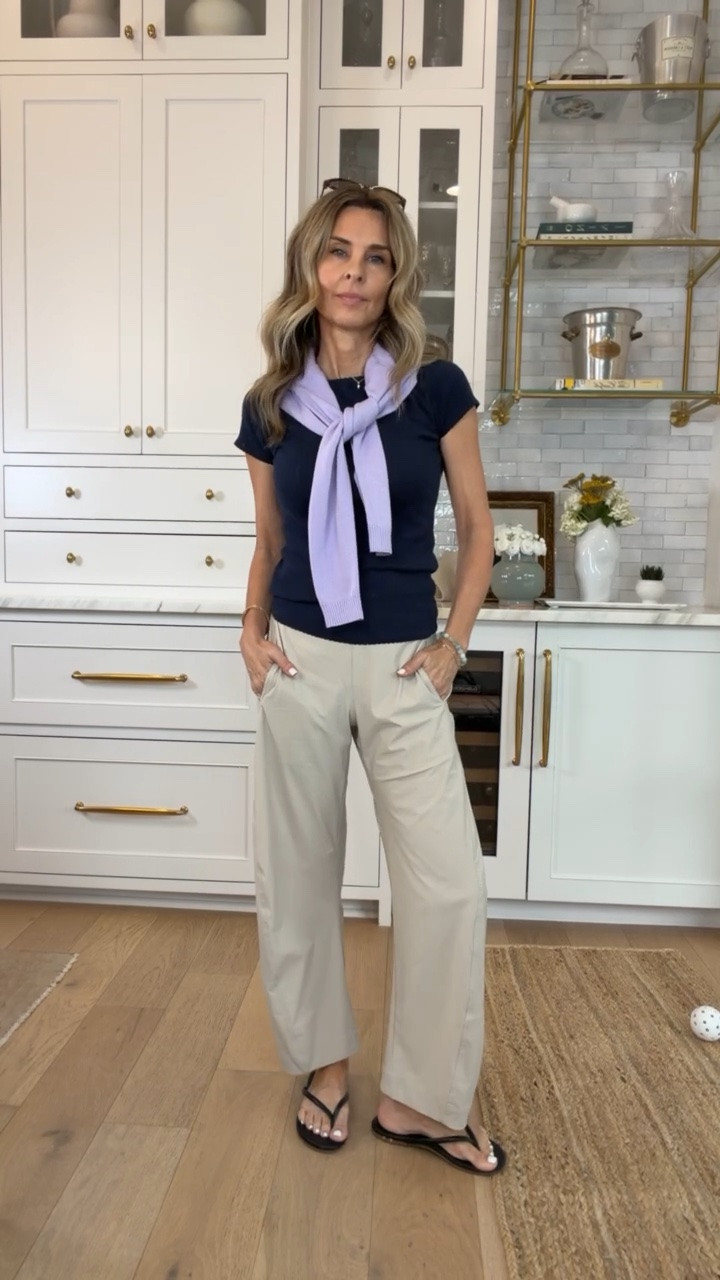 I’m 5’6’’
-Ruti pant wearing sz S @Ruti 
-J Crew Pointelle top isn’t available in this navy color anymore so I linked similar
-Julia Amory Bacall sweater isn’t available in this purple anymore so I linked similar

#LTKootd #LTKgrwm #LTKSeasonal