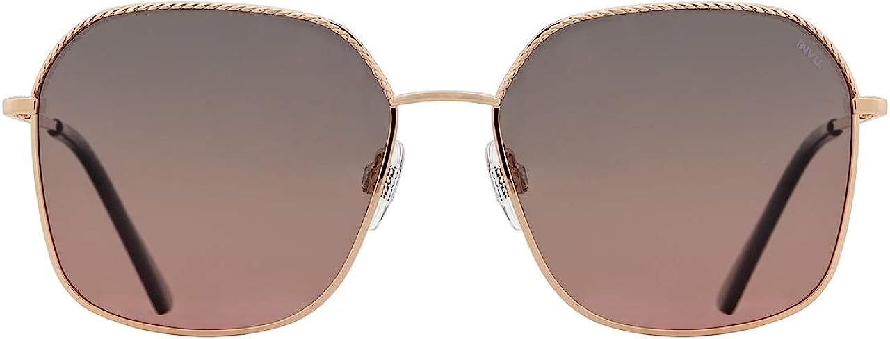 INVU Ultra-Polarized Sunglasses 209 Womens Square 57-16-142 | Amazon (US)