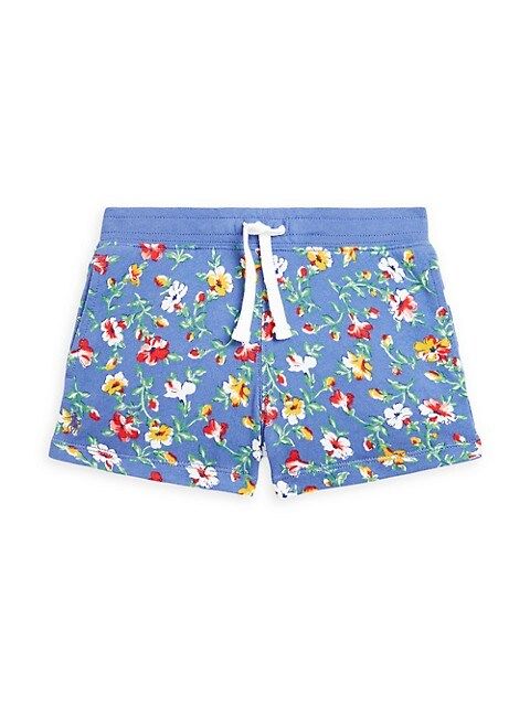 Little Girl's & Girls Floral Spa Terry Shorts | Saks Fifth Avenue