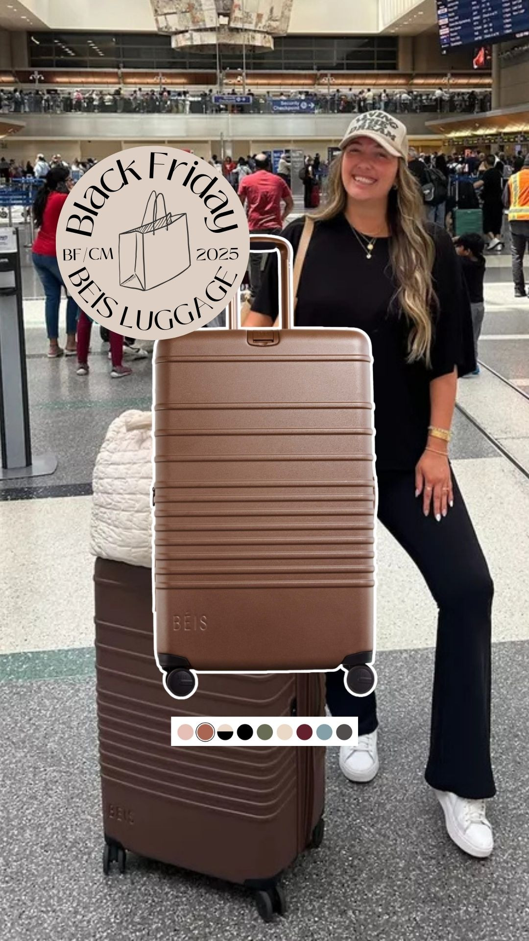 my favorite luggage from beis is on sale for black friday! these have held up so well after international travel too!  

 #LTKCyberWeek #LTKHoliday #LTKTravel