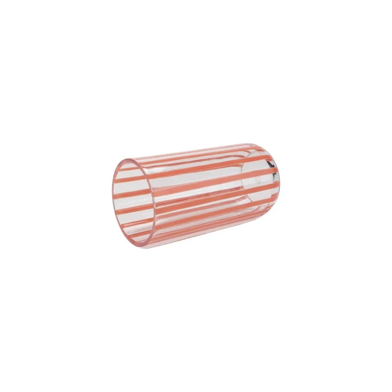 Mainstays by Becky G. & Alejandra 18-Ounce Tall Acrylic Stripe Line Tumbler, Orange | Walmart (US)