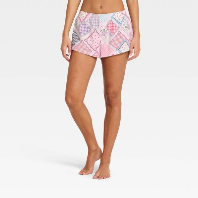Women's Boxer Pajama Shorts 2.5"- Wild Fable™ Pink XL | Target