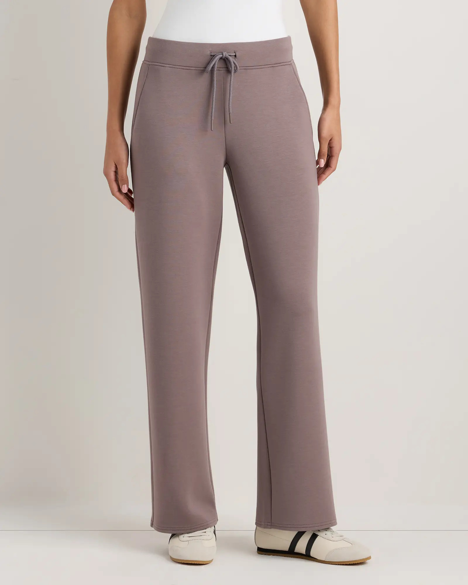 CloudComfort Wide Leg Pant in Dark Taupe | Quince