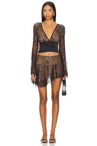 Stevie Top in Black | Revolve Clothing (Global)