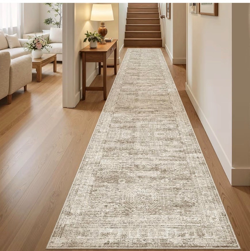 Runner Rug 2'x10' Washable Non-Slip Runner Rugs for Kitchen Bathroom Laundry Room Brown Vintage Floor Carpet Runners for Hallway Entryway

#LTKHome #LTKSaleAlert