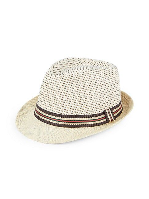 Banded Straw Fedora | Saks Fifth Avenue OFF 5TH