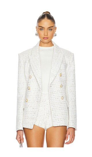 Annika Blazer in Off White | Revolve Clothing (Global)