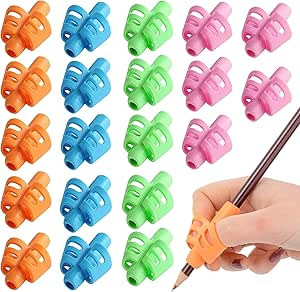 20 Pcs Pencil Grips for Kids Handwriting - Pencil Holder for Kids, Pencil Grippers Writing Tool, ... | Amazon (US)