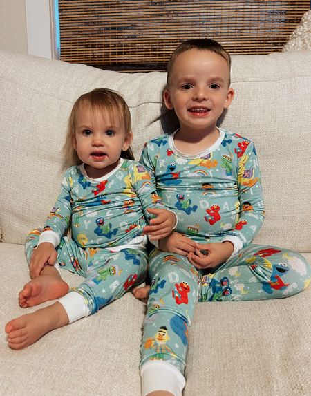 we love matching jammies, but love them even more when they have all our favorite Sesame Street characters on them! 😍 

we ❤️ little sleepies! Their pajamas are so soft and cozy! 

#LTKbaby #LTKfamily #LTKkids