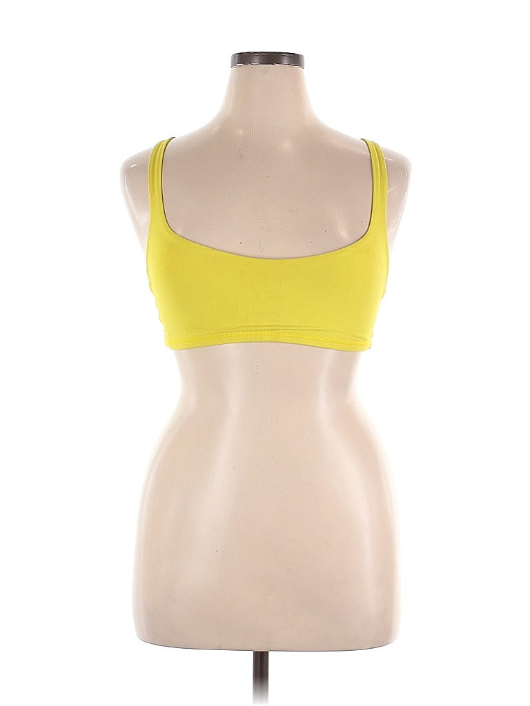 Lululemon Athletica Sports Bra: Yellow Activewear - Size 14 | ThredUp