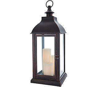 As Is Candle Impressions Large Indoor/Outdoor Lantern | QVC