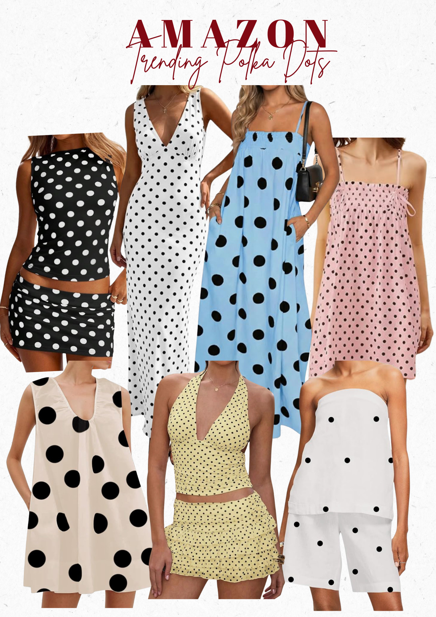 These polka dot dresses are perfect for summer! Versatile and stylish, they're great for any occasion. 

 #LTKootd