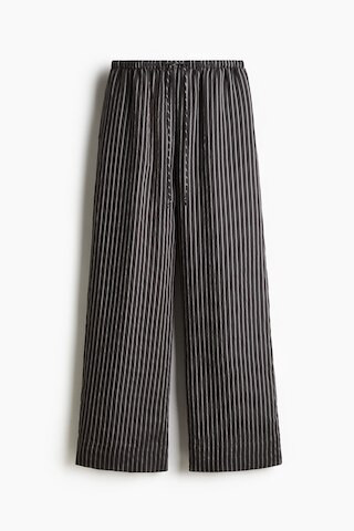 H & M - Wide drawstring trousers - Black | H&M (UK, MY, IN, SG, PH, TW, HK)
