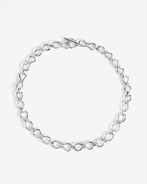 Barbed Wire Toggle Chain Necklace | Express
