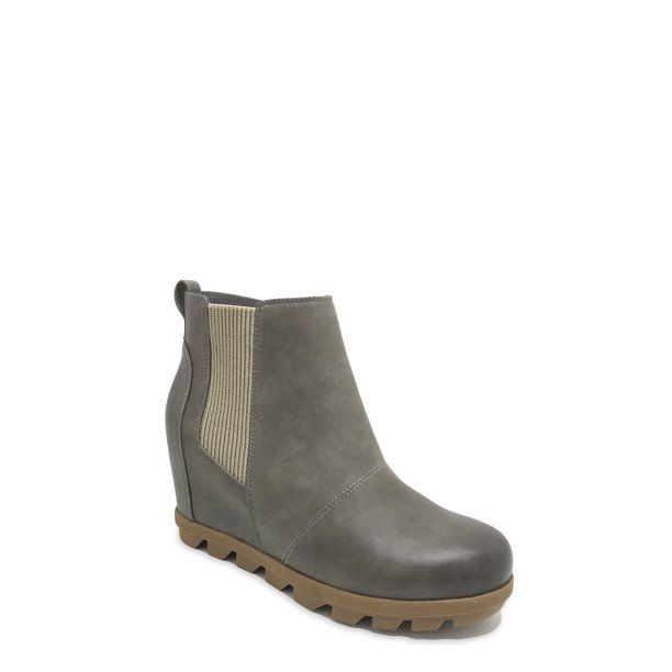 Time and True Women's Lug Wedge Commuter Boot | Walmart (US)