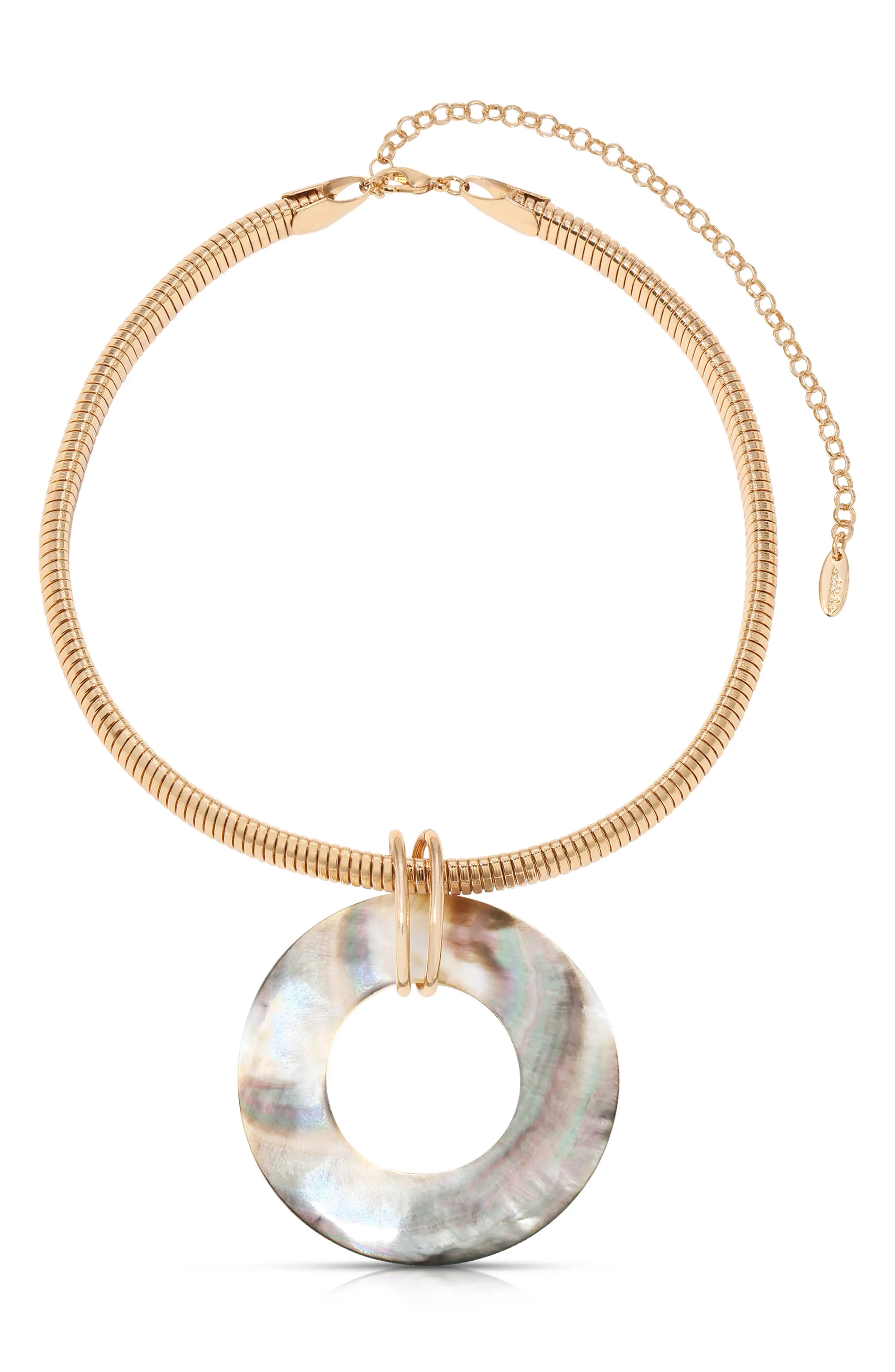Shell Disc Pendant Necklace (Women) | Nordstrom | Nordstrom
