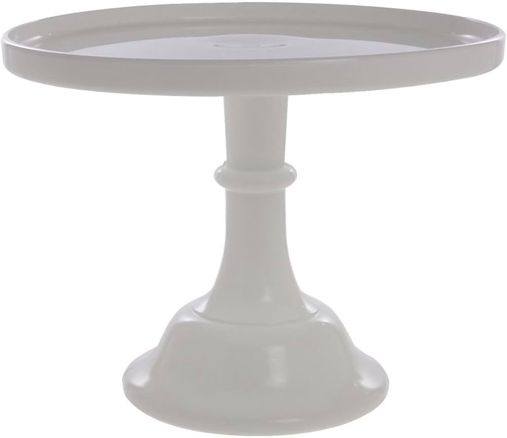 Mosser Glass 10" Milk Glass Cake Plate/stand | Amazon (US)