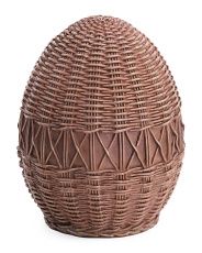 8in Resin Rattan Look Easter Egg Decor | TJ Maxx