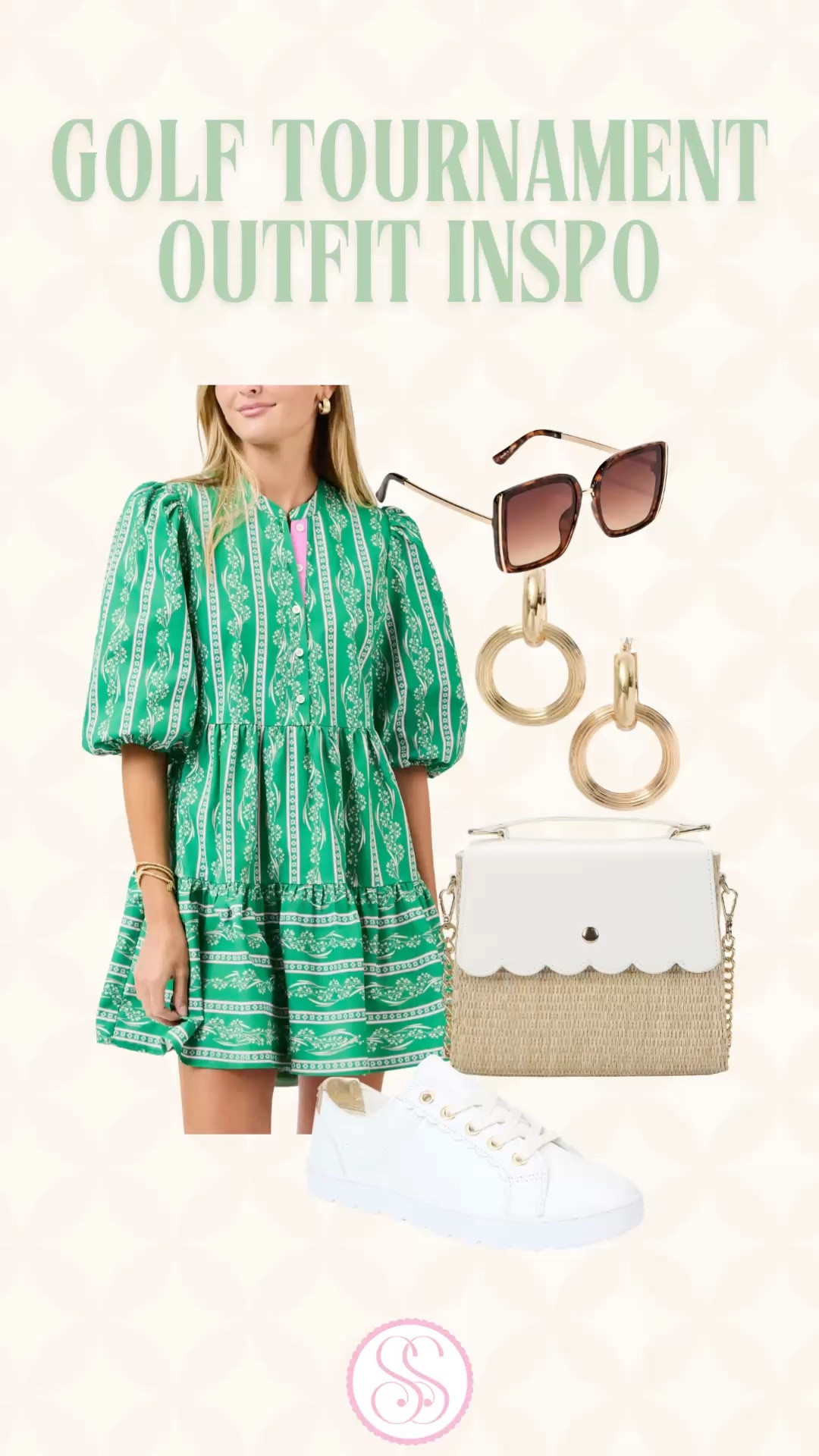 Masters Outfit Idea | Golf Tournament Dress | What to Wear to the Masters | Preppy Country Club Style | Green Spring Dress | Augusta Outfit | Feminine Mini Dress￼

This is the dress that makes people assume you summer in Sea Island.

Structured feel. Puff sleeves. Emerald green print. Button front detail. Flattering waist seam. It reads country club. 

If you love:
Masters outfit ideas
golf tournament outfits women
preppy country club style
green spring dresses
Augusta spectator outfits
Southern feminine fashion
resort preppy looks
classic mini dresses

This one belongs in your Masters week lineup.

Polished but playful. Breathable. Easy to walk 18 holes in. The puff sleeve gives volume. The green reads intentional. The silhouette photographs beautifully.
It’s not just a tournament dress.

It’s:
• Masters outfit
• Golf spectator dress
• Spring brunch dress
• Church outfit
• Vacation dinner dress
• “She’s a member” energy

Pair with white sneakers for comfort or neutral sandals for elevated spectator style.

Masters Style | Golf Tournament Outfit | Preppy Mini Dress | Country Club Outfit | Green Dress | Augusta Style | Feminine Spring Dress | Resort Preppy | Elevated Everyday

#LTKSeasonal #LTKSpring #MastersStyle #PreppyStyle #MastersOutfit #GolfTournamentOutfit #LTKFindsUnder100


#LTKWedding #LTKSeasonal #LTKootd