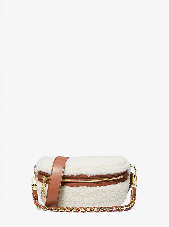Slater Extra-Small Shearling Sling Pack | Michael Kors US