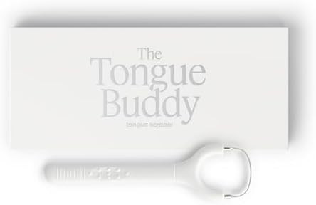 TheTongueBuddy™ Effective Tongue Scraper for Adults - Ergonomic Tongue Cleaner Promotes Fresher... | Amazon (US)
