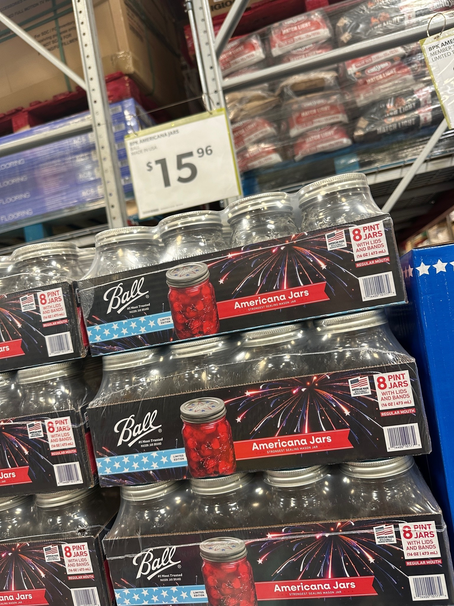 Ball Quart jars with stars at Sam’s Club! 

I just love using these especially in Summer! 

I use them for XLG drinking glasses or to store stuff in!

#LTKdayinmylife #LTKmomlife #LTKSeasonal