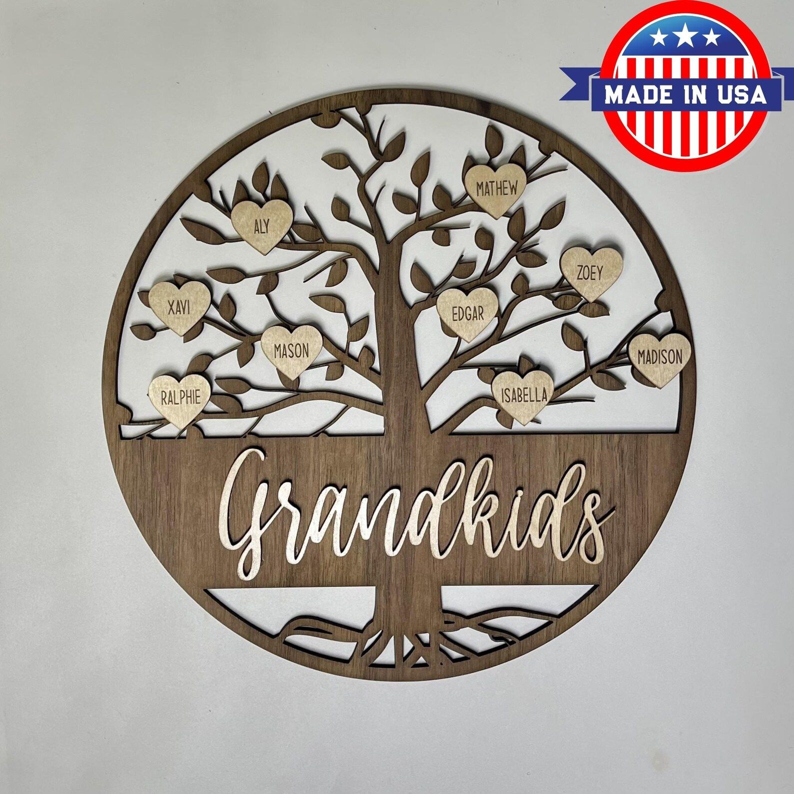 Mothers Day Gift,Family Tree Sign,Personalized Gift,Personalized Gift for Grandma,Nana,Mom Gift I... | Etsy (US)