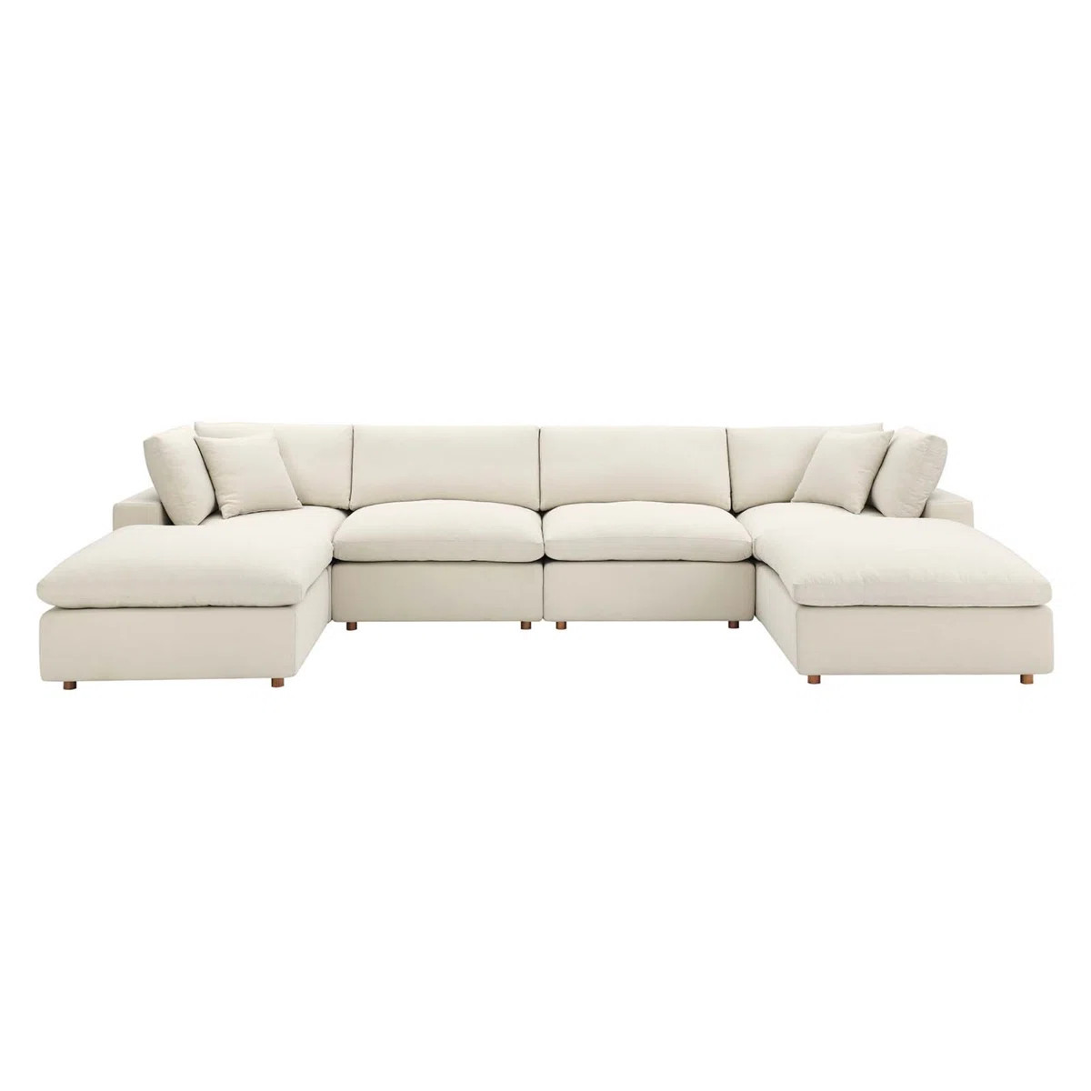 Latitude Run® Nuel 158" Wide Symmetrical Sofa & Chaise & Reviews | Wayfair | Wayfair North America