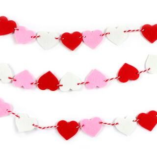 9ft. Valentine's Day Felt Heart Garland by Recollections™ | Michaels Stores