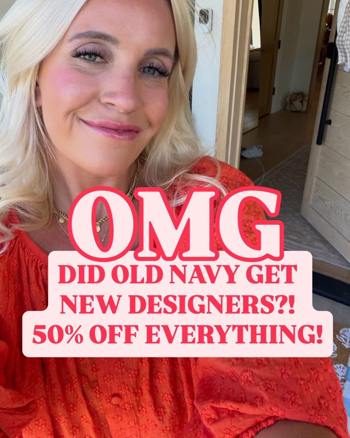 Comment SHOP and I’ll send links! Old navy got new designers?! 50% off everything!!!!!