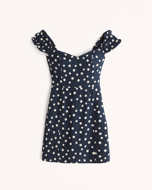 Women's Off-The-Shoulder Corset Mini Dress | Women's New Arrivals | Abercrombie.com | Abercrombie & Fitch (US)