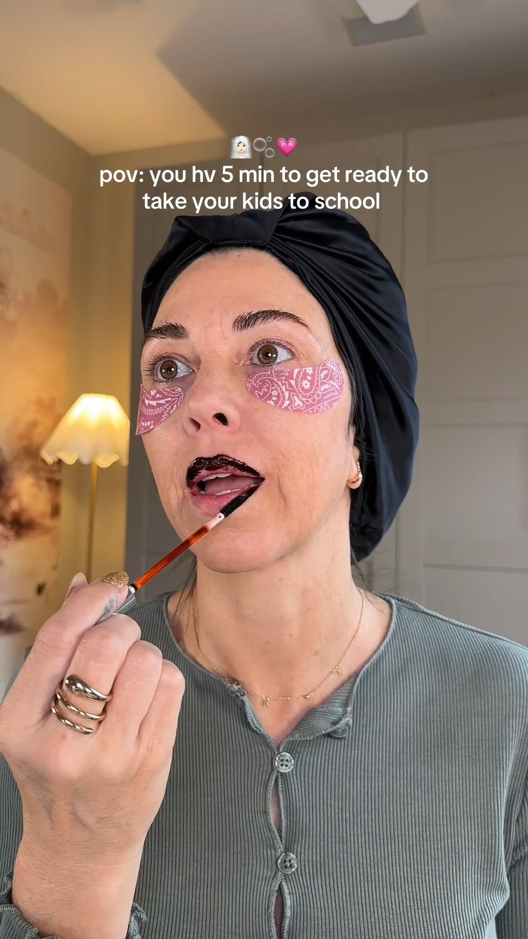 5-min Grwm to take the kiddos to school as a 46 yo mom 

#LTKOver40 #LTKgrwm #LTKBeauty