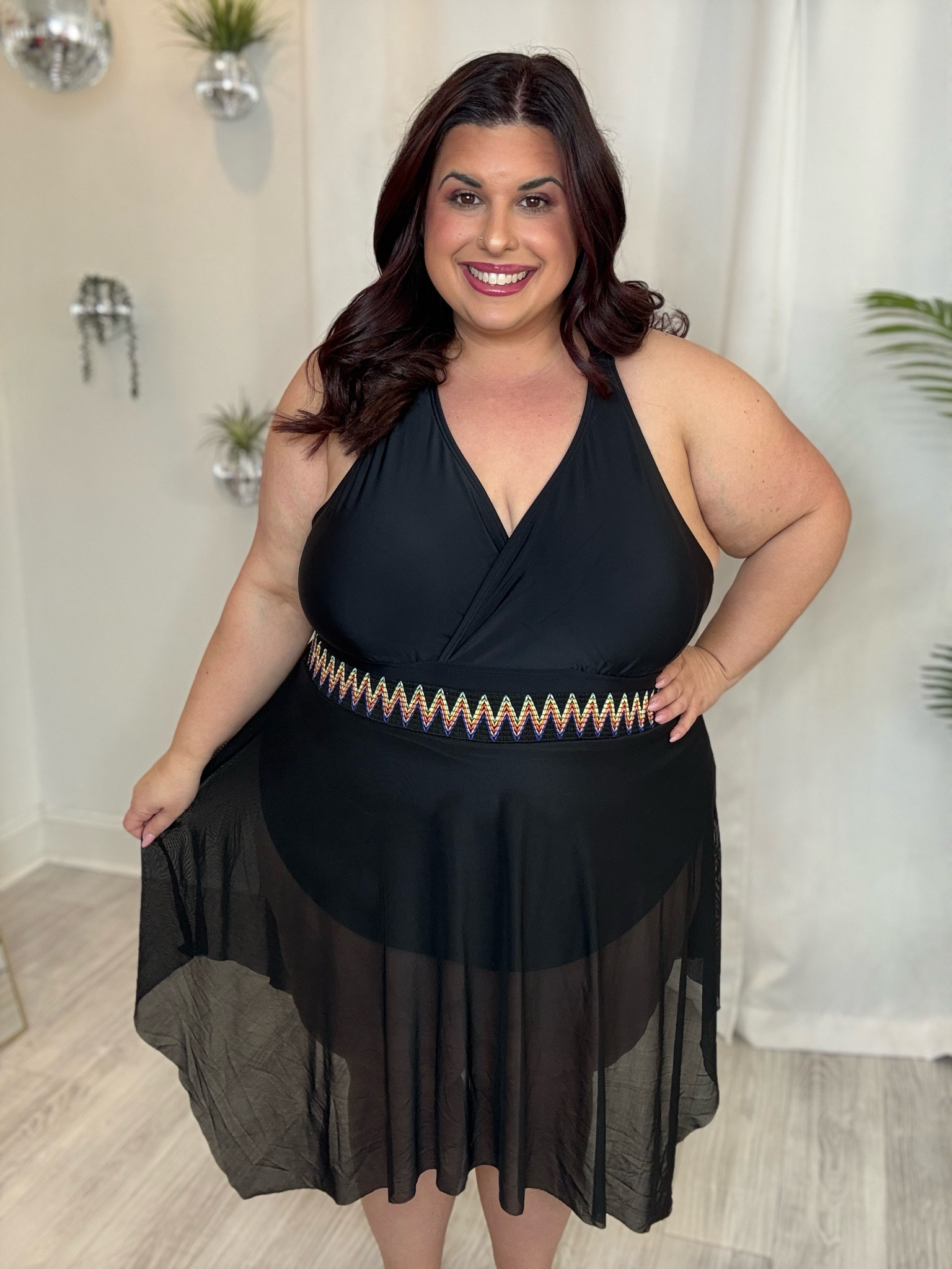 Plus size swimwear with a built in cover up! 

#LTKStyleTip #LTKPlusSize #LTKSwim